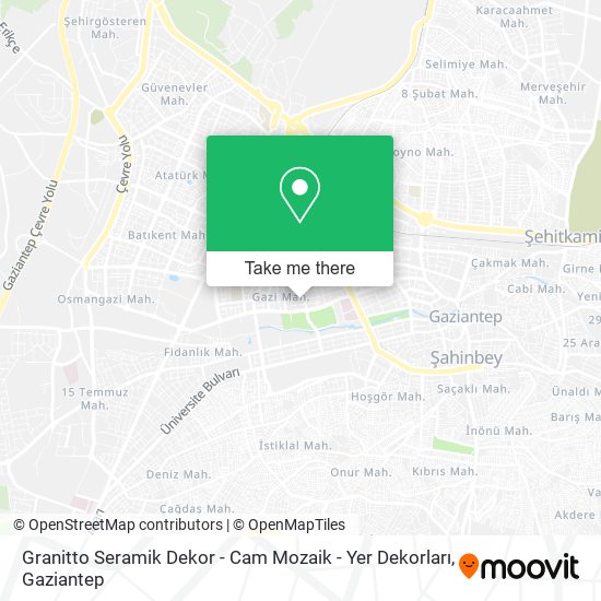 Granitto Seramik Dekor - Cam Mozaik - Yer Dekorları map