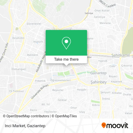 Inci Market map