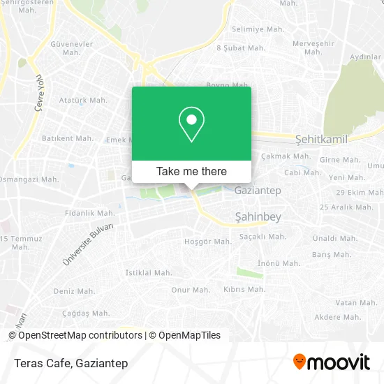 Teras Cafe map
