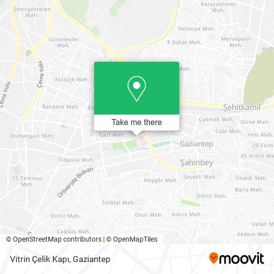 Vitrin Çelik Kapı map