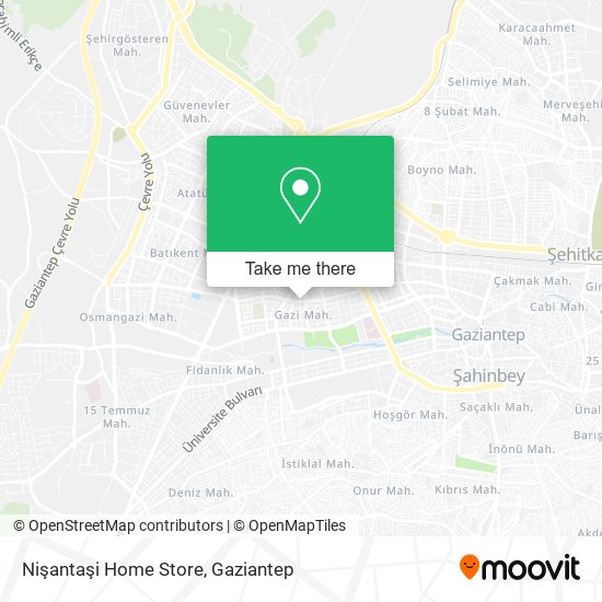 Nişantaşi Home Store map