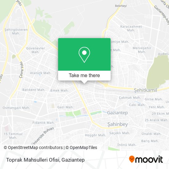 Toprak Mahsulleri Ofisi map