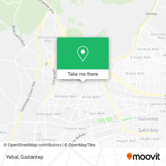 Yebal map