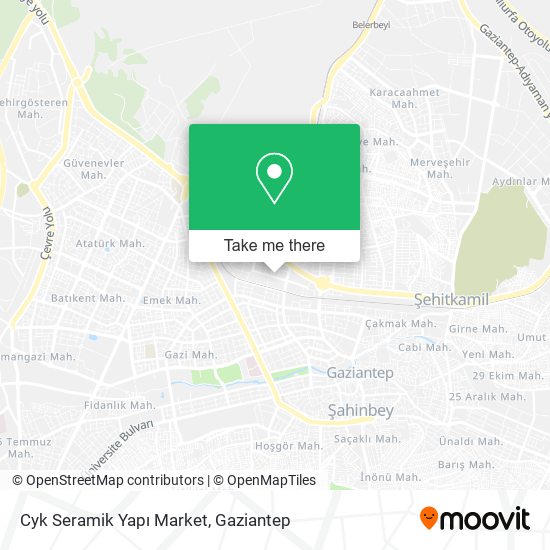 Cyk Seramik Yapı Market map