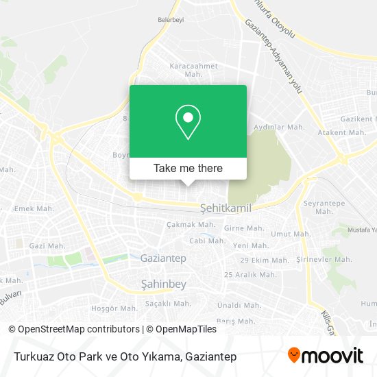 Turkuaz Oto Park ve Oto Yıkama map