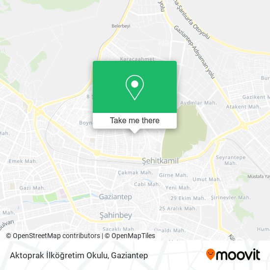 Aktoprak İlköğretim Okulu map