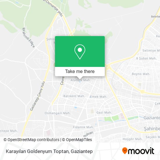 Karayılan Goldenyum Toptan map