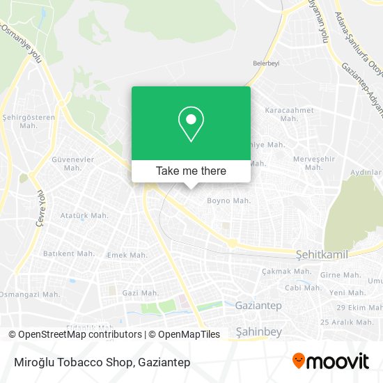 Miroğlu Tobacco Shop map