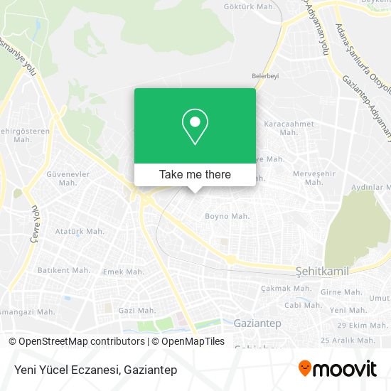 Yeni Yücel Eczanesi map