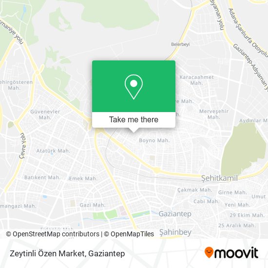 Zeytinli Özen Market map