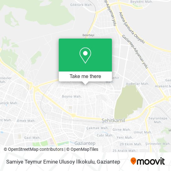 Samiye Teymur Emine Ulusoy İlkokulu map