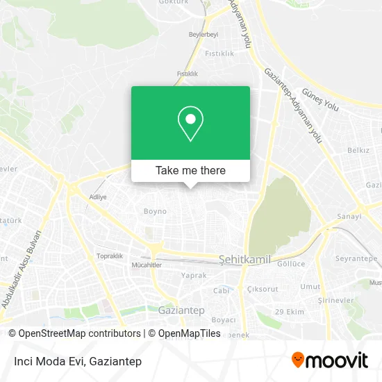 Inci Moda Evi map