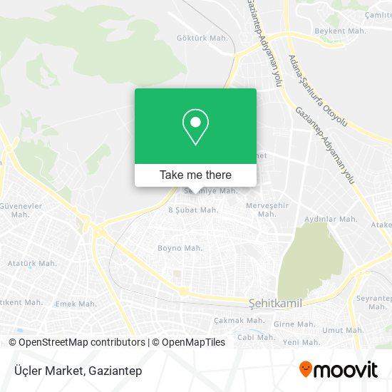 Üçler Market map