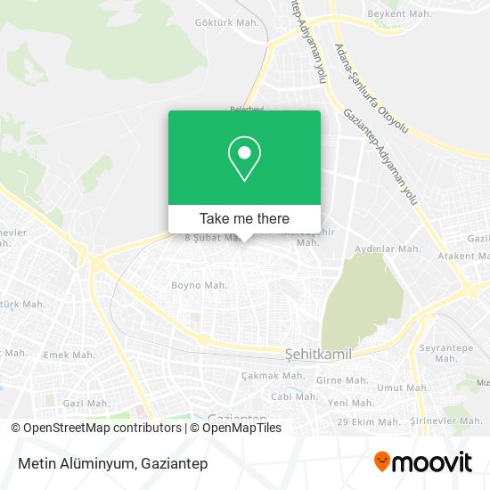 Metin Alüminyum map