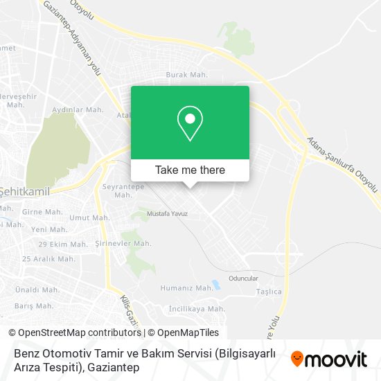 Benz Otomotiv Tamir ve Bakım Servisi (Bilgisayarlı Arıza Tespiti) map