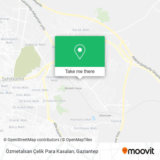 Özmetalsan Çelik Para Kasaları map