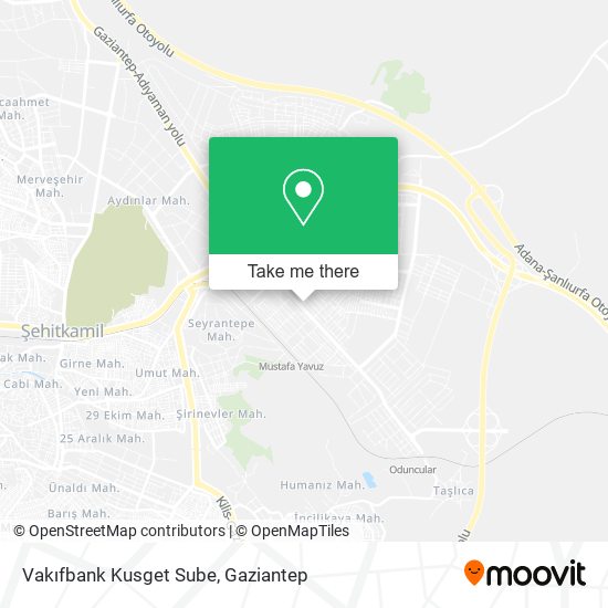 Vakıfbank Kusget Sube map