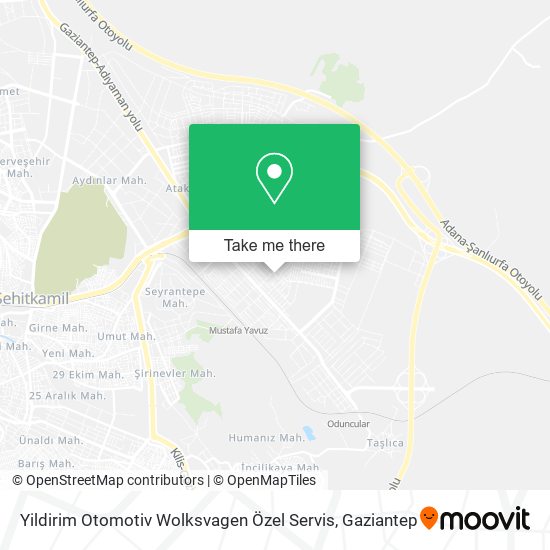 Yildirim Otomotiv Wolksvagen Özel Servis map