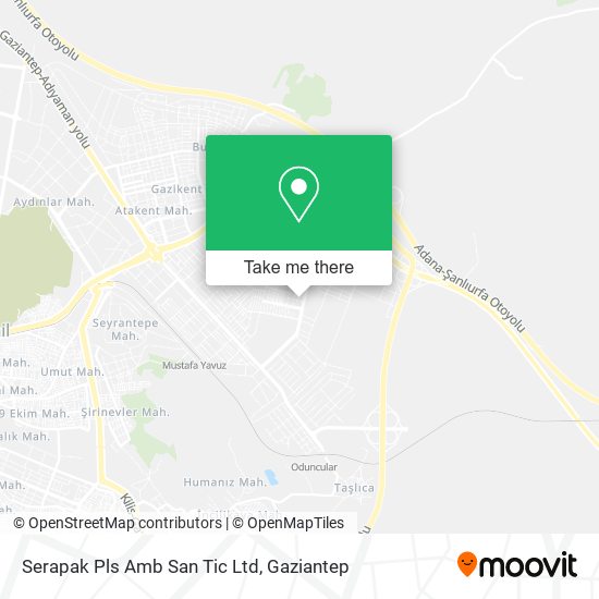 Serapak Pls Amb San Tic Ltd map