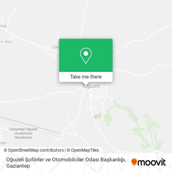 Oğuzeli Şoförler ve Otomobilciler Odası Başkanlığı map