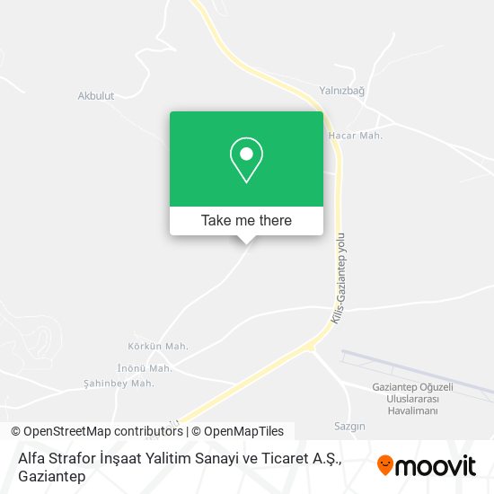 Alfa Strafor İnşaat Yalitim Sanayi ve Ticaret A.Ş. map
