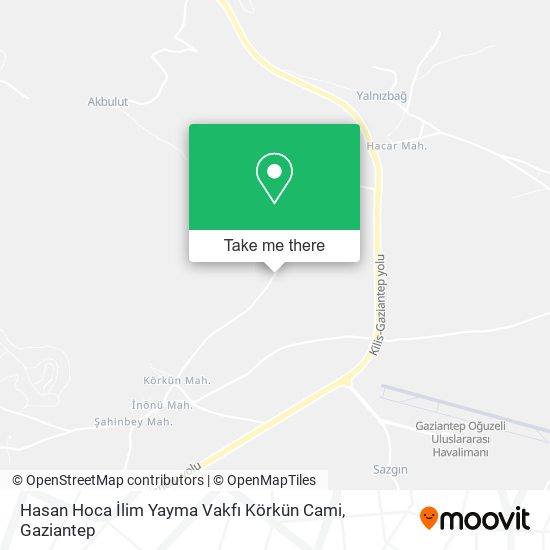 Hasan Hoca İlim Yayma Vakfı Körkün Cami map