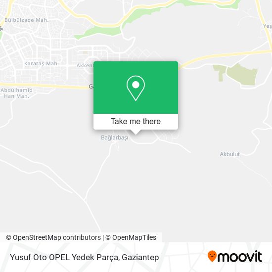 Yusuf Oto OPEL Yedek Parça map