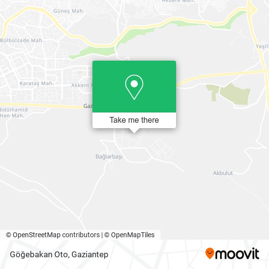 Göğebakan Oto map