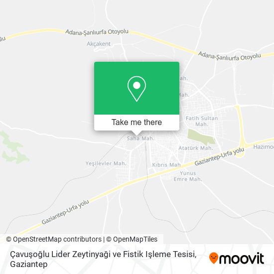 Çavuşoğlu Lider Zeytinyaği ve Fistik Işleme Tesisi map