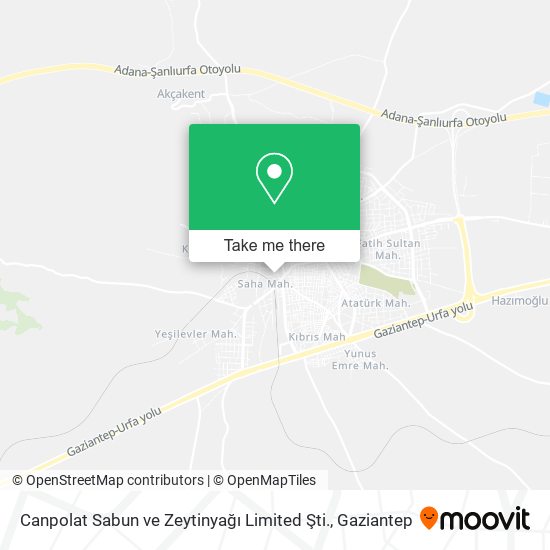 Canpolat Sabun ve Zeytinyağı Limited Şti. map