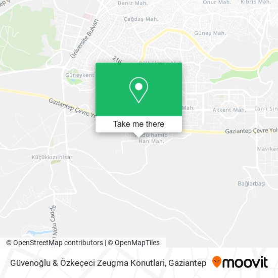 Güvenoğlu & Özkeçeci Zeugma Konutlari map