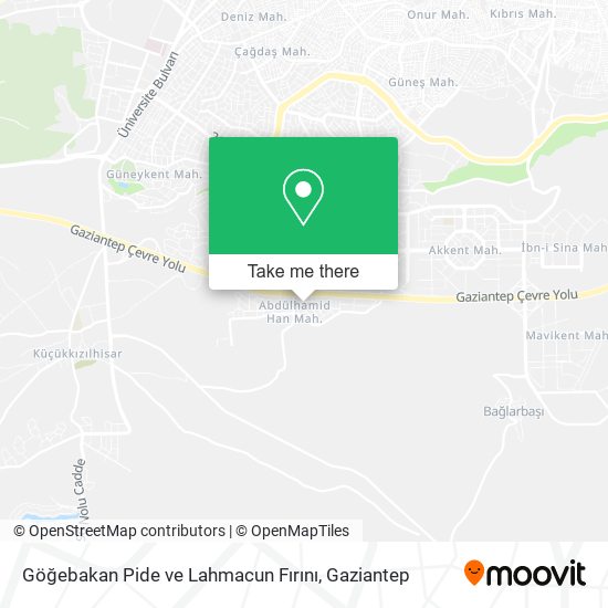 Göğebakan Pide ve Lahmacun Fırını map