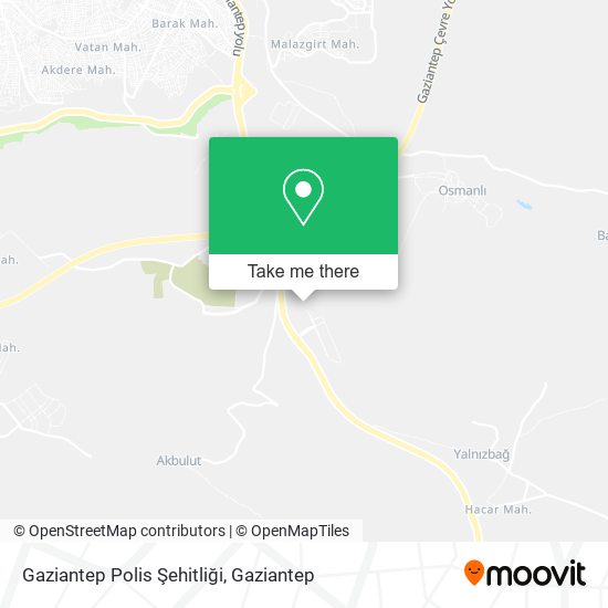 Gaziantep Polis Şehitliği map