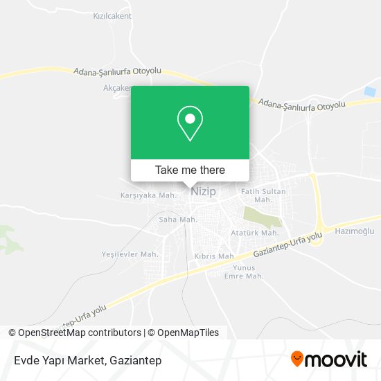 Evde Yapı Market map