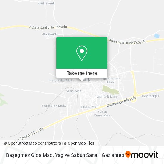 Başeğmez Gıda Mad. Yag ve Sabun Sanaii map