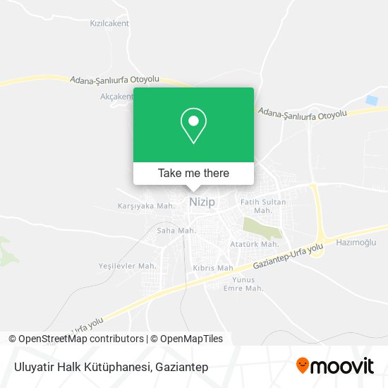Uluyatir Halk Kütüphanesi map