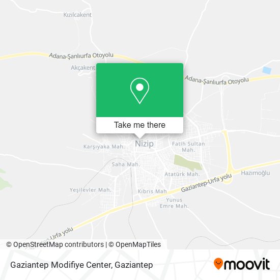 Gaziantep Modifiye Center map
