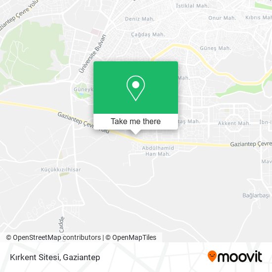 Kırkent Sitesi map