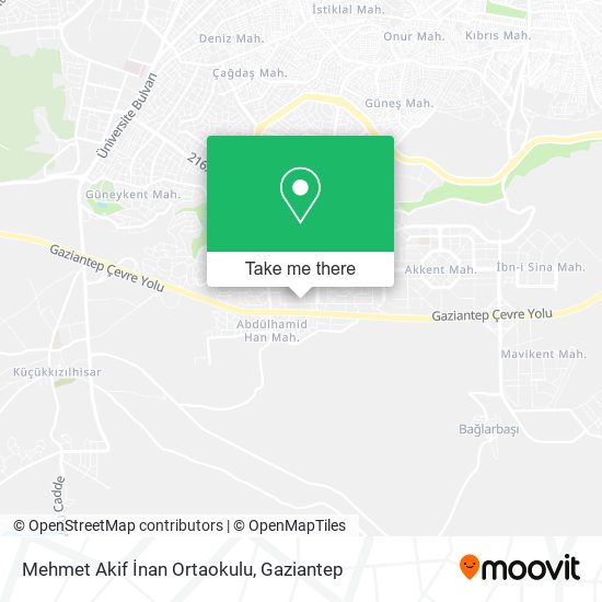 Mehmet Akif İnan Ortaokulu map