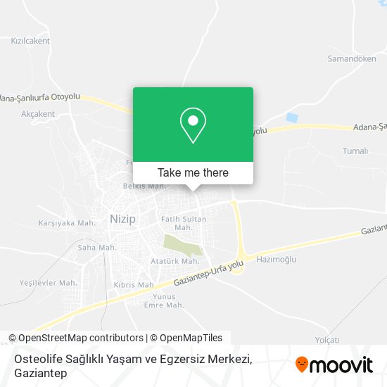 Osteolife Sağlıklı Yaşam ve Egzersiz Merkezi map