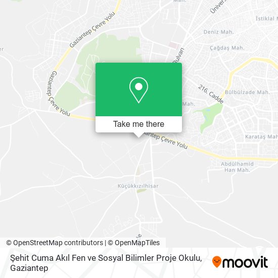 Şehit Cuma Akıl Fen ve Sosyal Bilimler Proje Okulu map