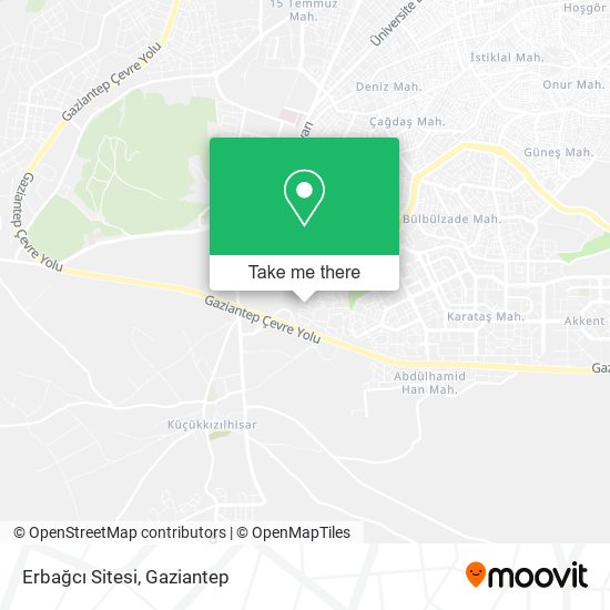 Erbağcı Sitesi map