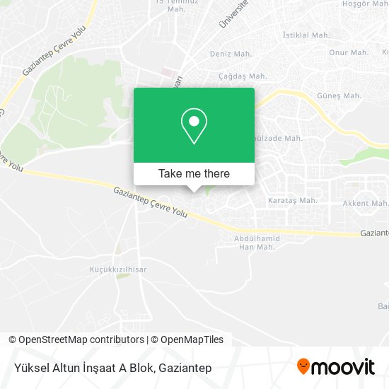 Yüksel Altun İnşaat A Blok map