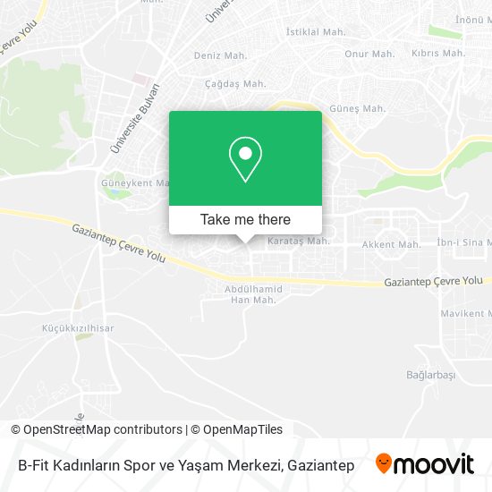 B-Fit Kadınların Spor ve Yaşam Merkezi map