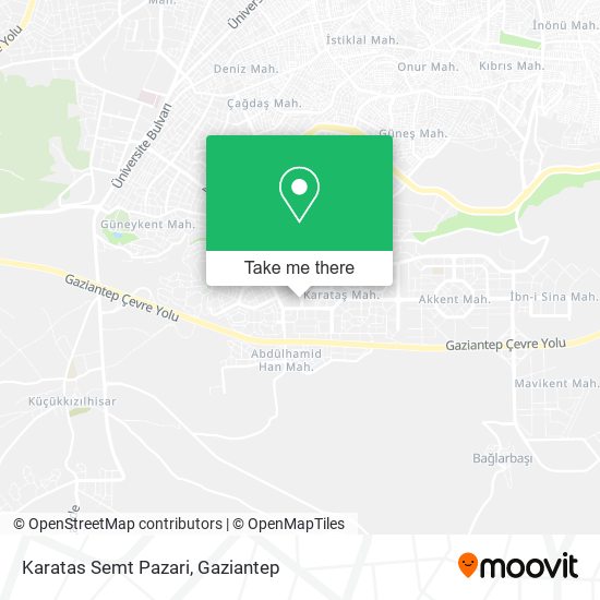 Karatas Semt Pazari map