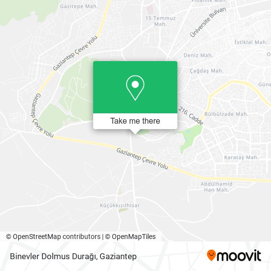 Binevler Dolmus Durağı map