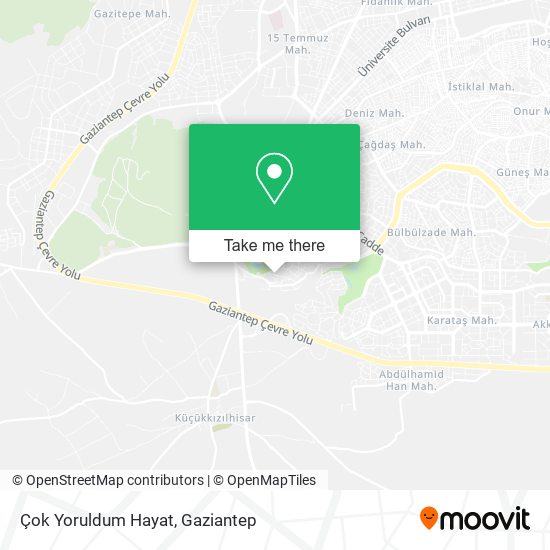Çok Yoruldum Hayat map