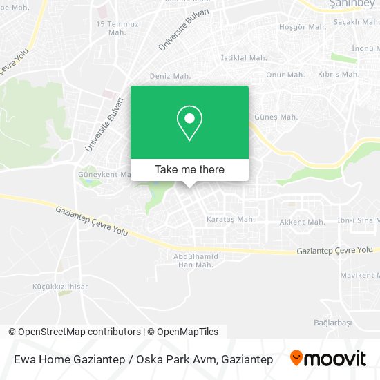 Ewa Home Gaziantep / Oska Park Avm map