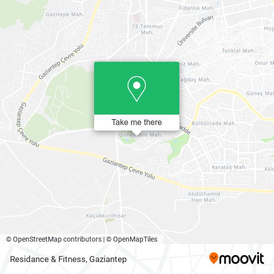 Residance & Fitness map