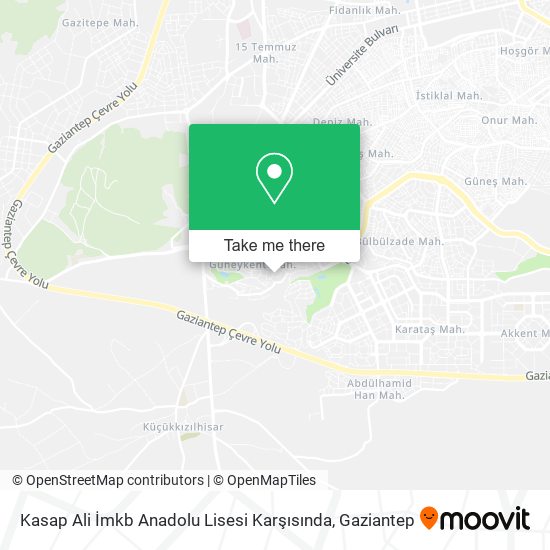 Kasap Ali İmkb Anadolu Lisesi Karşısında map